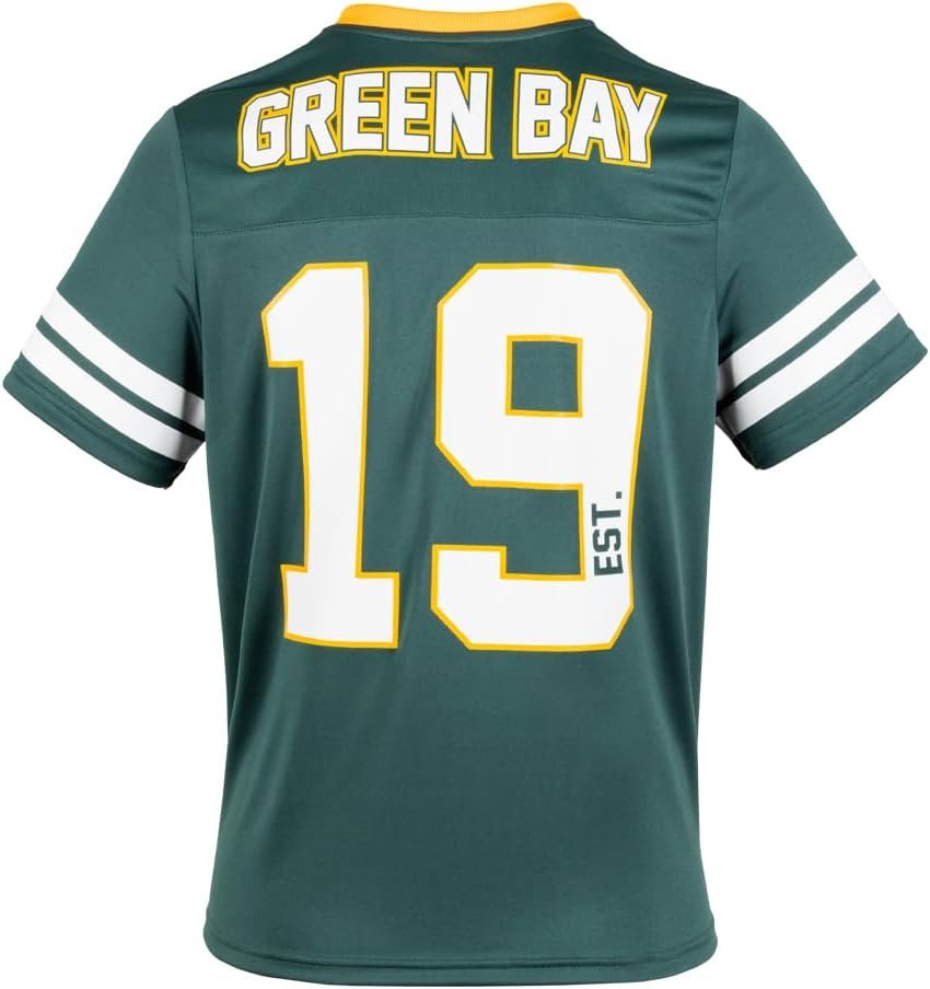 Grupo Textil Pima NFL Fan T-Shirt Green Bay Packers Verde para Hombre, Talla Grande