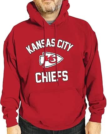 Team Fan Apparel NFL Adult Gameday Hooded Sweatshirt - Poly Fleece Cotton Blend - Stay Warm and Represent Your Team in Style